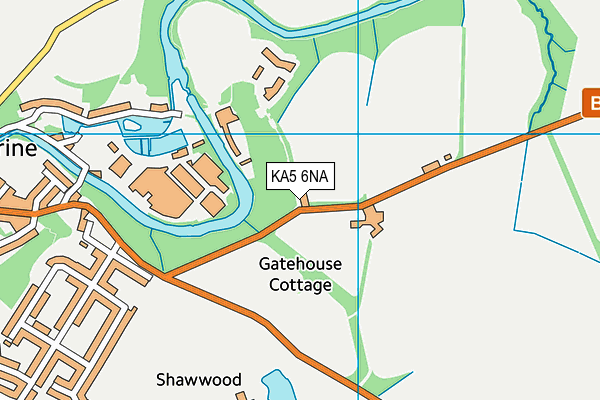 KA5 6NA map - OS VectorMap District (Ordnance Survey) KA5 6NA map - OS VectorMap District (Ordnance Survey)