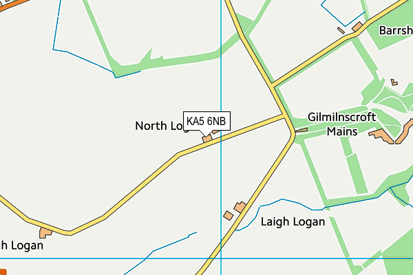 KA5 6NB map - OS VectorMap District (Ordnance Survey) KA5 6NB map - OS VectorMap District (Ordnance Survey)