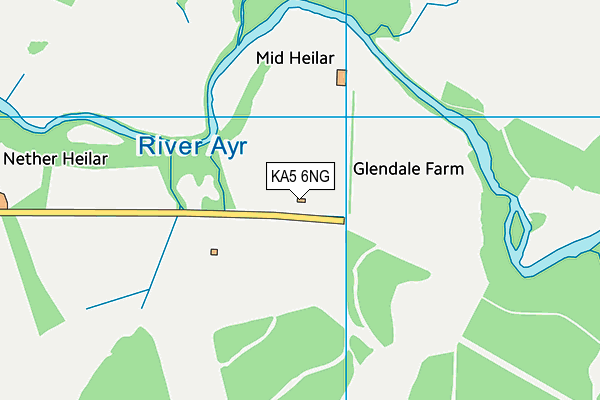 KA5 6NG map - OS VectorMap District (Ordnance Survey) KA5 6NG map - OS VectorMap District (Ordnance Survey)