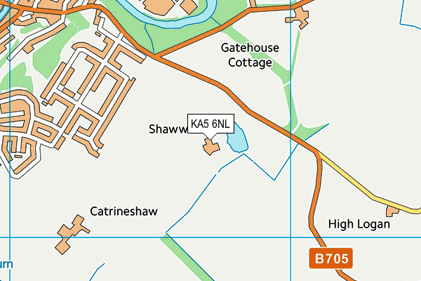 KA5 6NL map - OS VectorMap District (Ordnance Survey) KA5 6NL map - OS VectorMap District (Ordnance Survey)