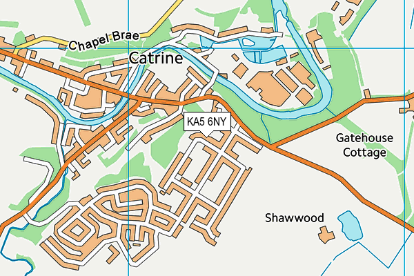 KA5 6NY map - OS VectorMap District (Ordnance Survey) KA5 6NY map - OS VectorMap District (Ordnance Survey)