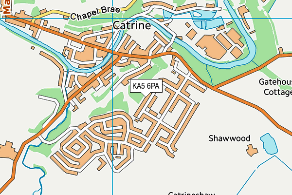 KA5 6PA map - OS VectorMap District (Ordnance Survey) KA5 6PA map - OS VectorMap District (Ordnance Survey)