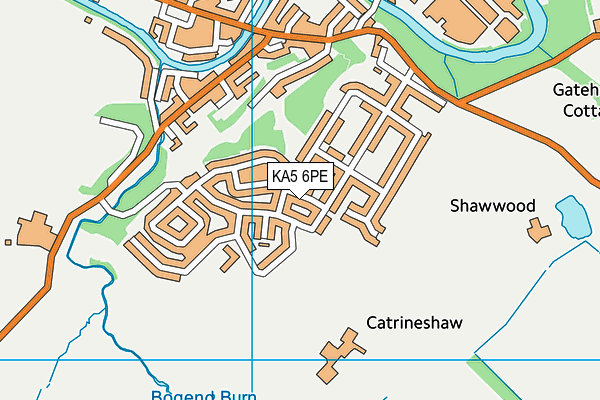 KA5 6PE map - OS VectorMap District (Ordnance Survey) KA5 6PE map - OS VectorMap District (Ordnance Survey)