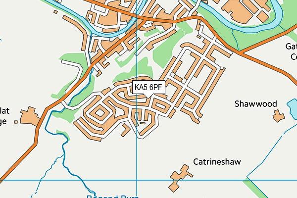 KA5 6PF map - OS VectorMap District (Ordnance Survey) KA5 6PF map - OS VectorMap District (Ordnance Survey)