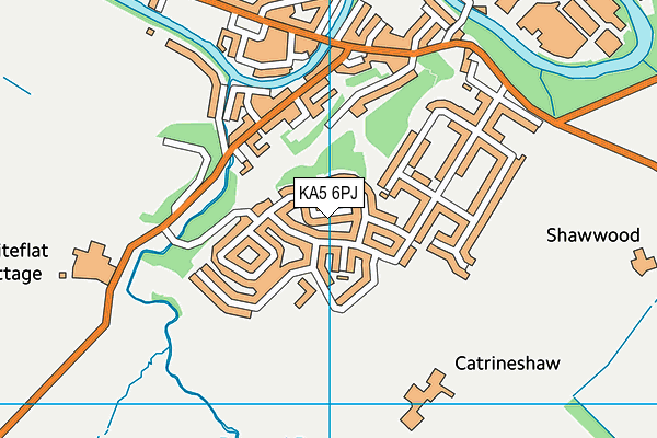 KA5 6PJ map - OS VectorMap District (Ordnance Survey) KA5 6PJ map - OS VectorMap District (Ordnance Survey)