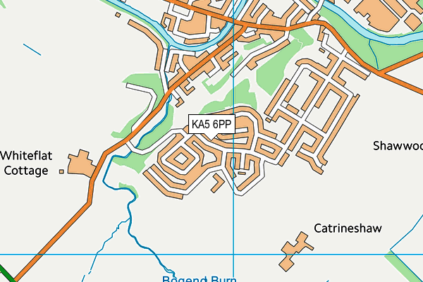 KA5 6PP map - OS VectorMap District (Ordnance Survey) KA5 6PP map - OS VectorMap District (Ordnance Survey)