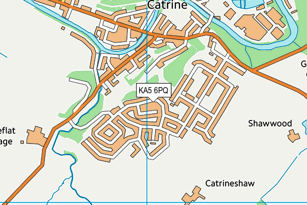 KA5 6PQ map - OS VectorMap District (Ordnance Survey) KA5 6PQ map - OS VectorMap District (Ordnance Survey)