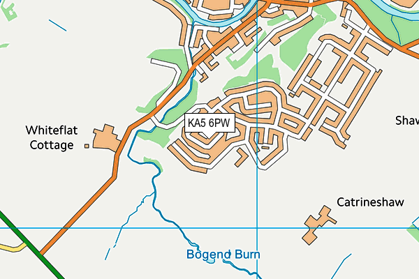 KA5 6PW map - OS VectorMap District (Ordnance Survey) KA5 6PW map - OS VectorMap District (Ordnance Survey)