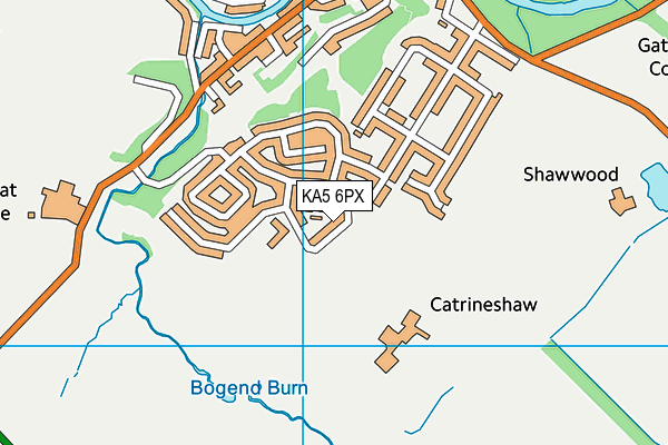 KA5 6PX map - OS VectorMap District (Ordnance Survey) KA5 6PX map - OS VectorMap District (Ordnance Survey)