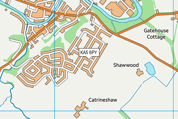 KA5 6PY map - OS VectorMap District (Ordnance Survey) KA5 6PY map - OS VectorMap District (Ordnance Survey)