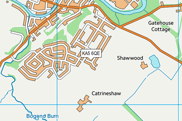 KA5 6QE map - OS VectorMap District (Ordnance Survey) KA5 6QE map - OS VectorMap District (Ordnance Survey)