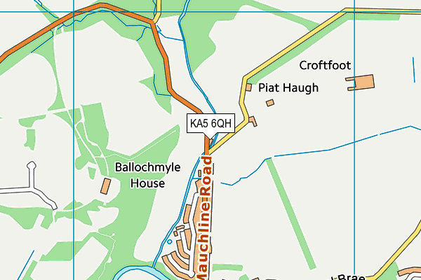 KA5 6QH map - OS VectorMap District (Ordnance Survey) KA5 6QH map - OS VectorMap District (Ordnance Survey)