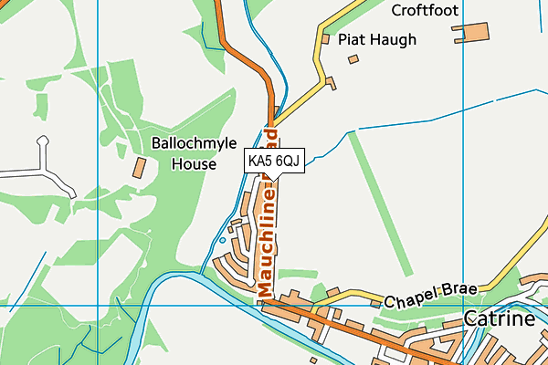 KA5 6QJ map - OS VectorMap District (Ordnance Survey) KA5 6QJ map - OS VectorMap District (Ordnance Survey)