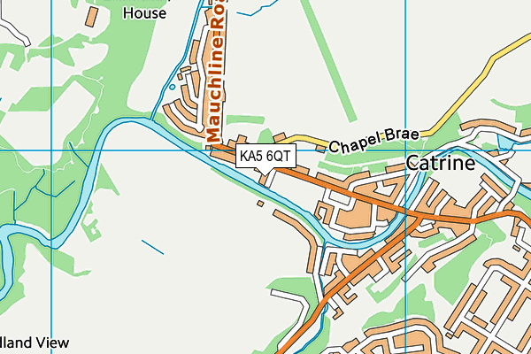 KA5 6QT map - OS VectorMap District (Ordnance Survey)