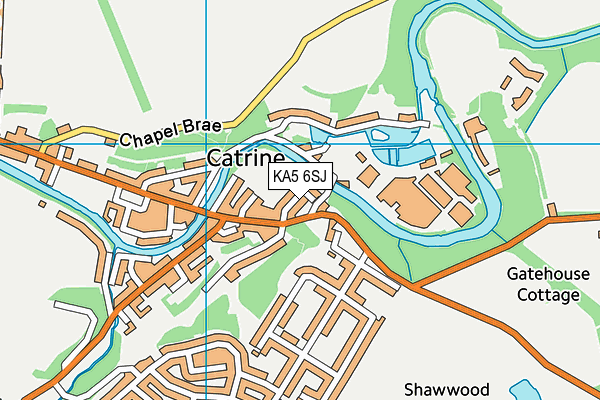 KA5 6SJ map - OS VectorMap District (Ordnance Survey) KA5 6SJ map - OS VectorMap District (Ordnance Survey)