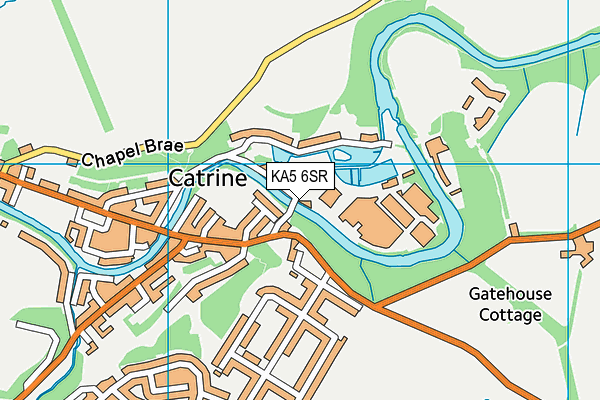 KA5 6SR map - OS VectorMap District (Ordnance Survey) KA5 6SR map - OS VectorMap District (Ordnance Survey)