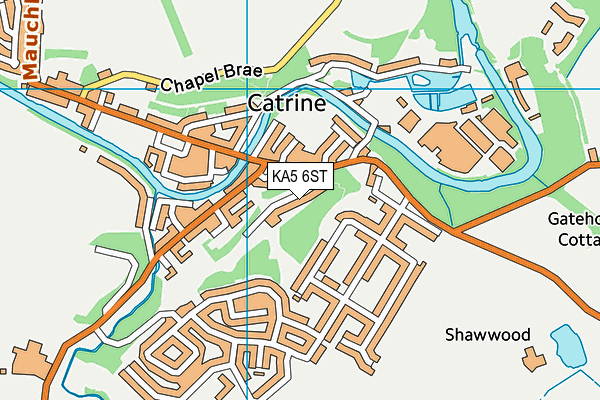 KA5 6ST map - OS VectorMap District (Ordnance Survey) KA5 6ST map - OS VectorMap District (Ordnance Survey)