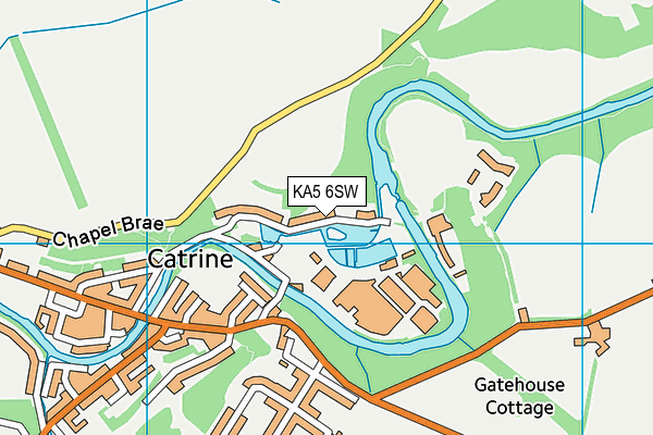 KA5 6SW map - OS VectorMap District (Ordnance Survey) KA5 6SW map - OS VectorMap District (Ordnance Survey)