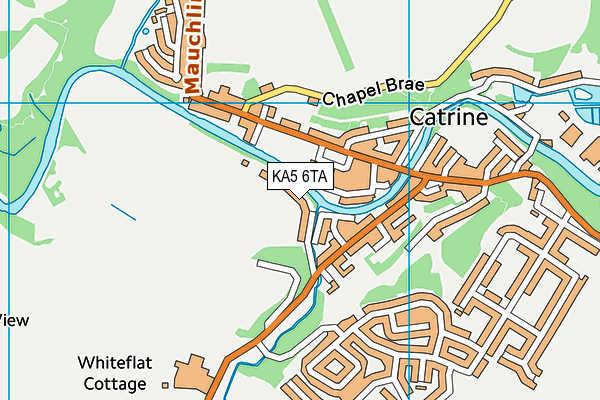KA5 6TA map - OS VectorMap District (Ordnance Survey)