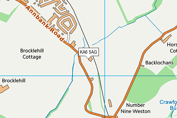 KA6 5AG map - OS VectorMap District (Ordnance Survey) KA6 5AG map - OS VectorMap District (Ordnance Survey)