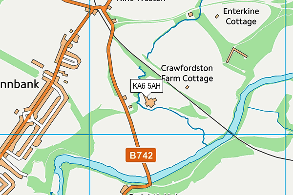 KA6 5AH map - OS VectorMap District (Ordnance Survey) KA6 5AH map - OS VectorMap District (Ordnance Survey)