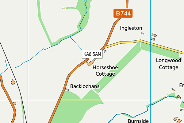KA6 5AN map - OS VectorMap District (Ordnance Survey) KA6 5AN map - OS VectorMap District (Ordnance Survey)