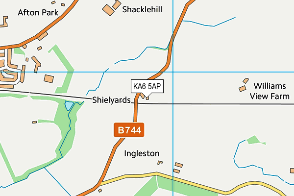 KA6 5AP map - OS VectorMap District (Ordnance Survey) KA6 5AP map - OS VectorMap District (Ordnance Survey)