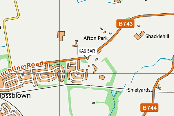 KA6 5AR map - OS VectorMap District (Ordnance Survey) KA6 5AR map - OS VectorMap District (Ordnance Survey)