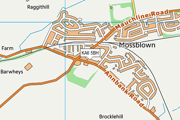 KA6 5BH map - OS VectorMap District (Ordnance Survey) KA6 5BH map - OS VectorMap District (Ordnance Survey)