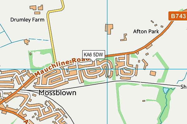 KA6 5DW map - OS VectorMap District (Ordnance Survey) KA6 5DW map - OS VectorMap District (Ordnance Survey)