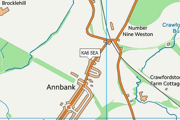 KA6 5EA map - OS VectorMap District (Ordnance Survey) KA6 5EA map - OS VectorMap District (Ordnance Survey)