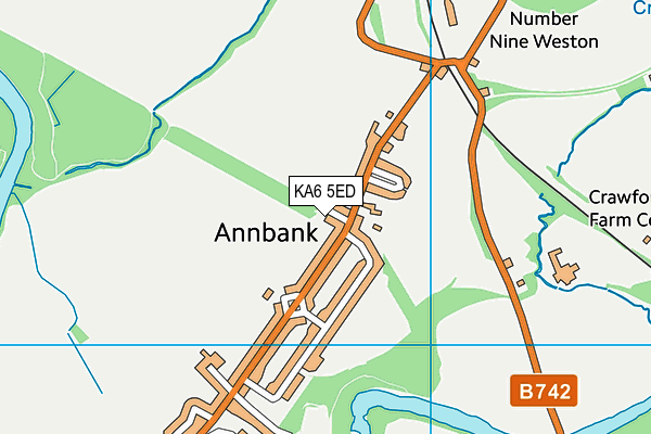 KA6 5ED map - OS VectorMap District (Ordnance Survey) KA6 5ED map - OS VectorMap District (Ordnance Survey)