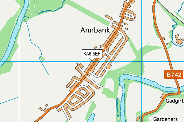 KA6 5EF map - OS VectorMap District (Ordnance Survey) KA6 5EF map - OS VectorMap District (Ordnance Survey)