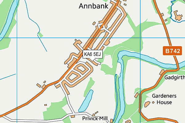 KA6 5EJ map - OS VectorMap District (Ordnance Survey)