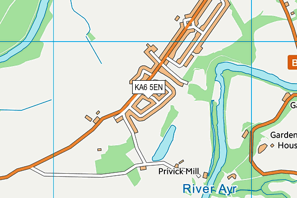 KA6 5EN map - OS VectorMap District (Ordnance Survey) KA6 5EN map - OS VectorMap District (Ordnance Survey)