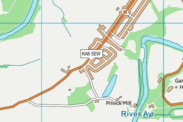 KA6 5EW map - OS VectorMap District (Ordnance Survey) KA6 5EW map - OS VectorMap District (Ordnance Survey)
