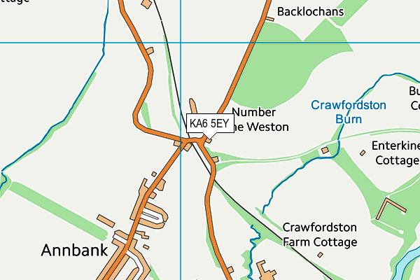 KA6 5EY map - OS VectorMap District (Ordnance Survey)