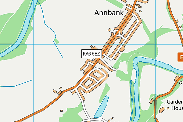 KA6 5EZ map - OS VectorMap District (Ordnance Survey) KA6 5EZ map - OS VectorMap District (Ordnance Survey)