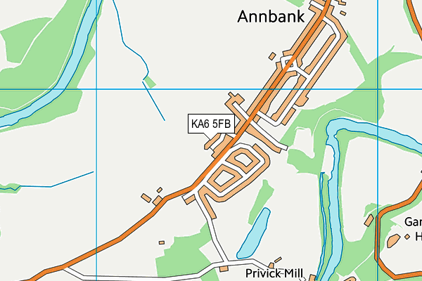 KA6 5FB map - OS VectorMap District (Ordnance Survey) KA6 5FB map - OS VectorMap District (Ordnance Survey)