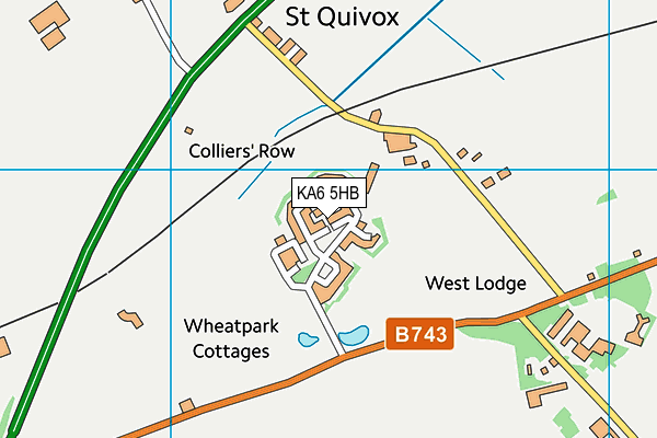 KA6 5HB map - OS VectorMap District (Ordnance Survey) KA6 5HB map - OS VectorMap District (Ordnance Survey)