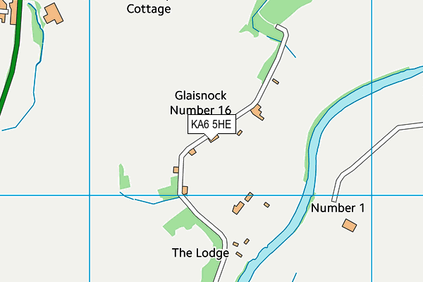 KA6 5HE map - OS VectorMap District (Ordnance Survey)