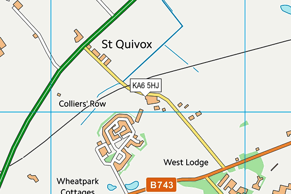 KA6 5HJ map - OS VectorMap District (Ordnance Survey) KA6 5HJ map - OS VectorMap District (Ordnance Survey)