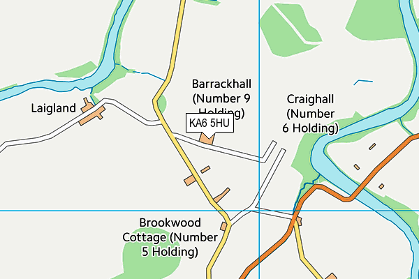 KA6 5HU map - OS VectorMap District (Ordnance Survey) KA6 5HU map - OS VectorMap District (Ordnance Survey)