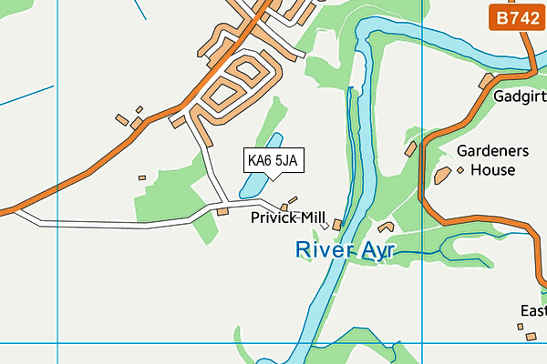 KA6 5JA map - OS VectorMap District (Ordnance Survey) KA6 5JA map - OS VectorMap District (Ordnance Survey)