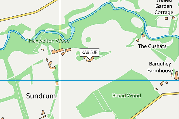 KA6 5JE map - OS VectorMap District (Ordnance Survey) KA6 5JE map - OS VectorMap District (Ordnance Survey)