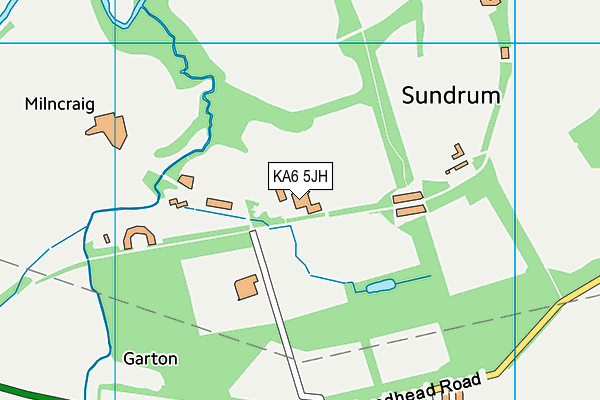 KA6 5JH map - OS VectorMap District (Ordnance Survey) KA6 5JH map - OS VectorMap District (Ordnance Survey)