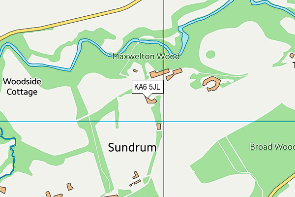 KA6 5JL map - OS VectorMap District (Ordnance Survey) KA6 5JL map - OS VectorMap District (Ordnance Survey)