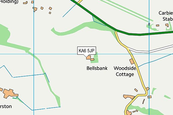 KA6 5JP map - OS VectorMap District (Ordnance Survey)