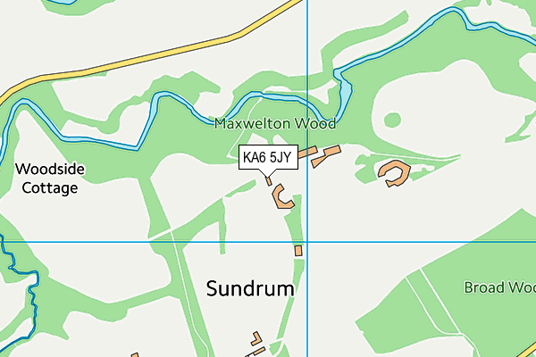 KA6 5JY map - OS VectorMap District (Ordnance Survey) KA6 5JY map - OS VectorMap District (Ordnance Survey)