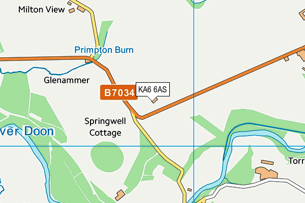 KA6 6AS map - OS VectorMap District (Ordnance Survey) KA6 6AS map - OS VectorMap District (Ordnance Survey)